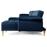 Sala Modular Doble Chaise Barker Color Azul