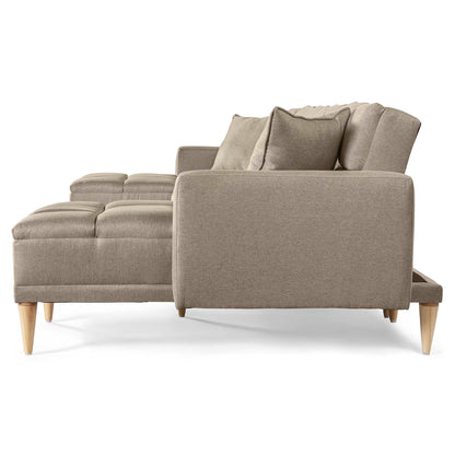Sala Modular Doble Chaise Travis Color Arena