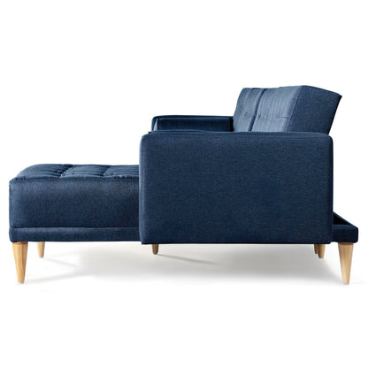 Sala Modular Doble Chaise Brandon Azul