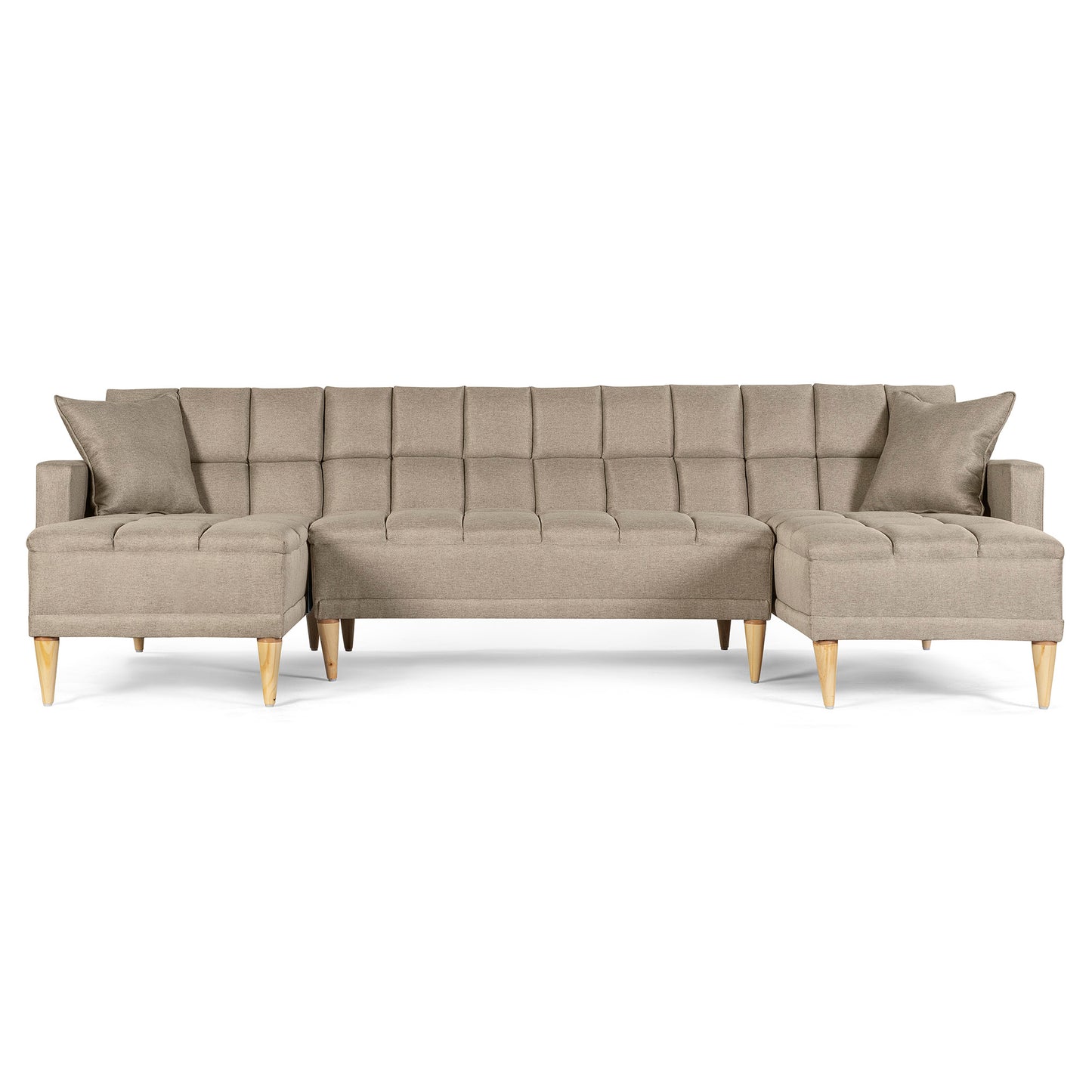 Sala Modular Doble Chaise Travis Color Arena
