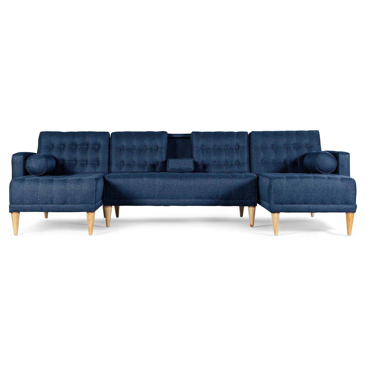 Sala Modular Doble Chaise Brandon Azul