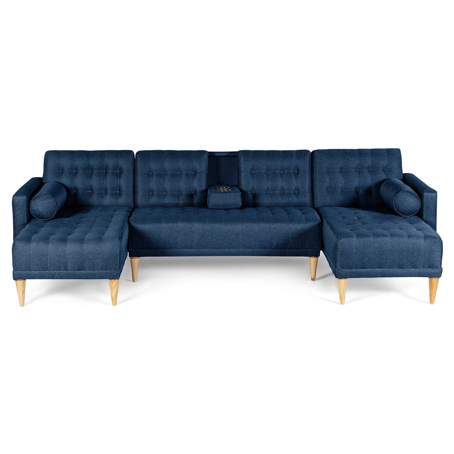 Sala Modular Doble Chaise Brandon Azul