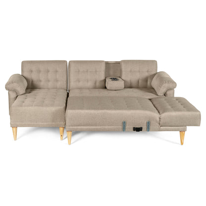 Sala Modular Doble Chaise Barker Color Arena