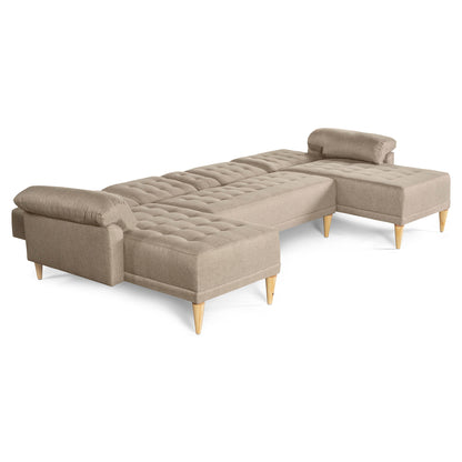 Sala Modular Doble Chaise Barker Color Arena