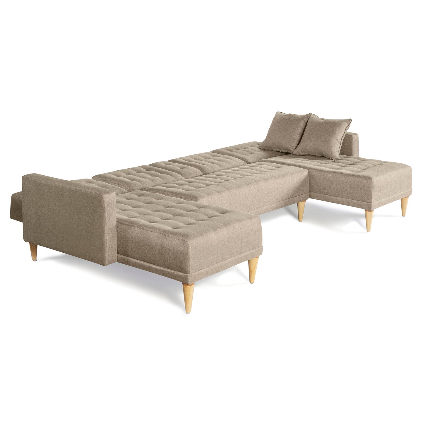 Sala Modular Doble Chaise Marietta Color Arena