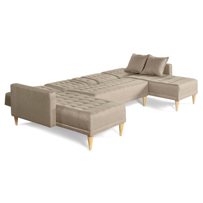 Sala Modular Doble Chaise Marietta Color Arena