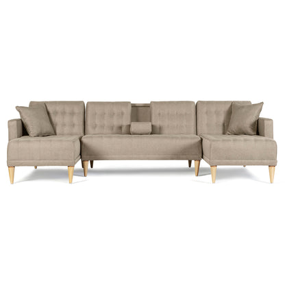 Sala Modular Doble Chaise Marietta Color Arena