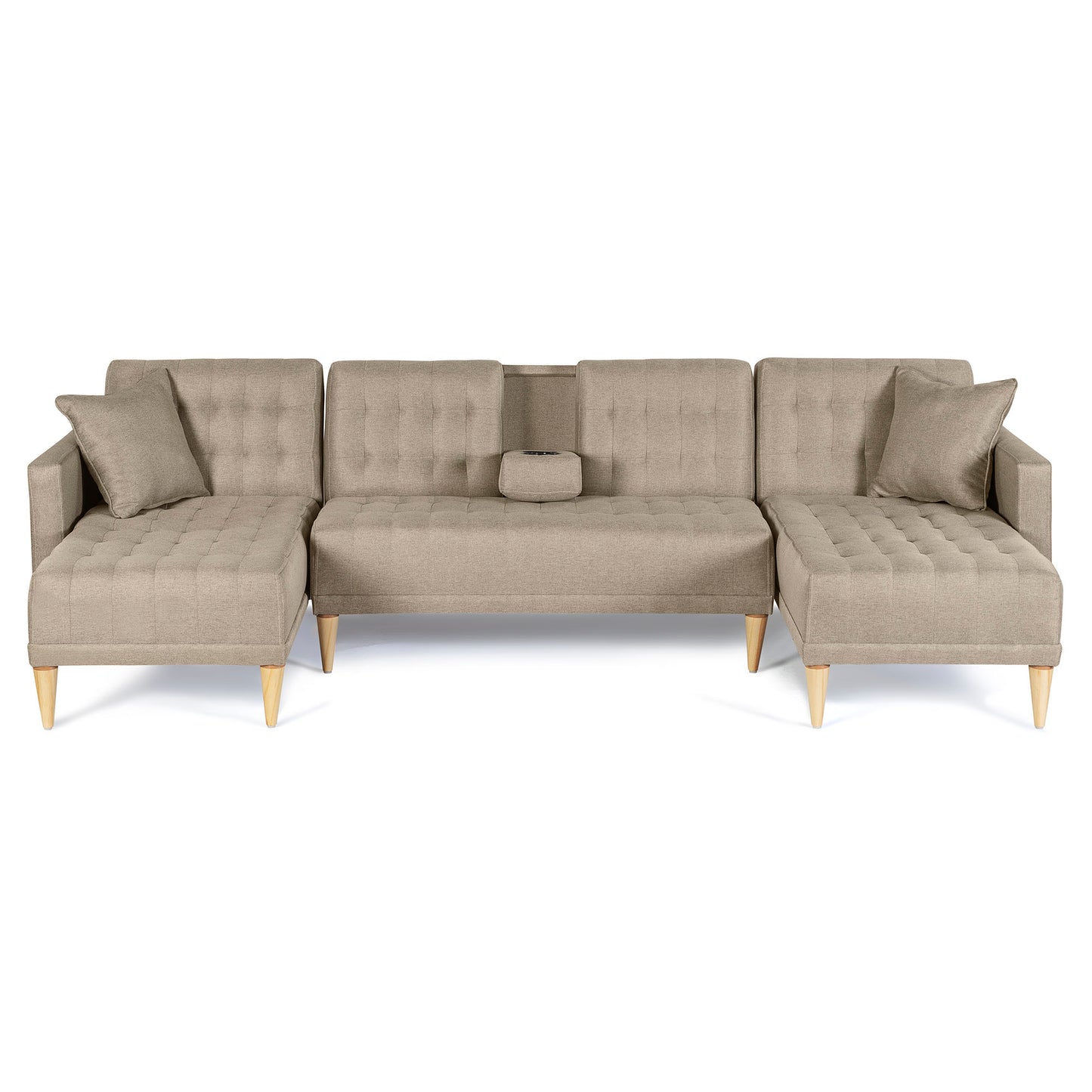 Sala Modular Doble Chaise Marietta Color Arena