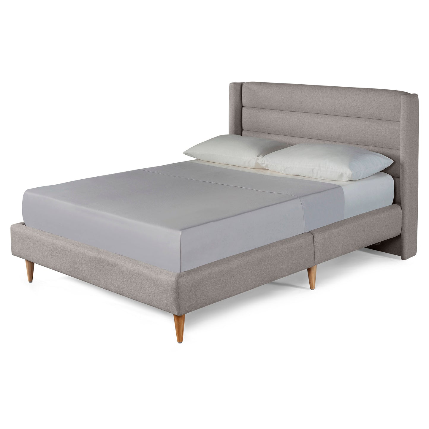 Base de Cama Matrimonial Aroli Gris