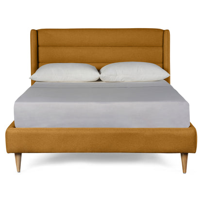 Base de Cama Matrimonial Aroli Mostaza
