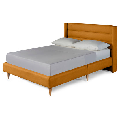 Base de Cama Matrimonial Aroli Mostaza