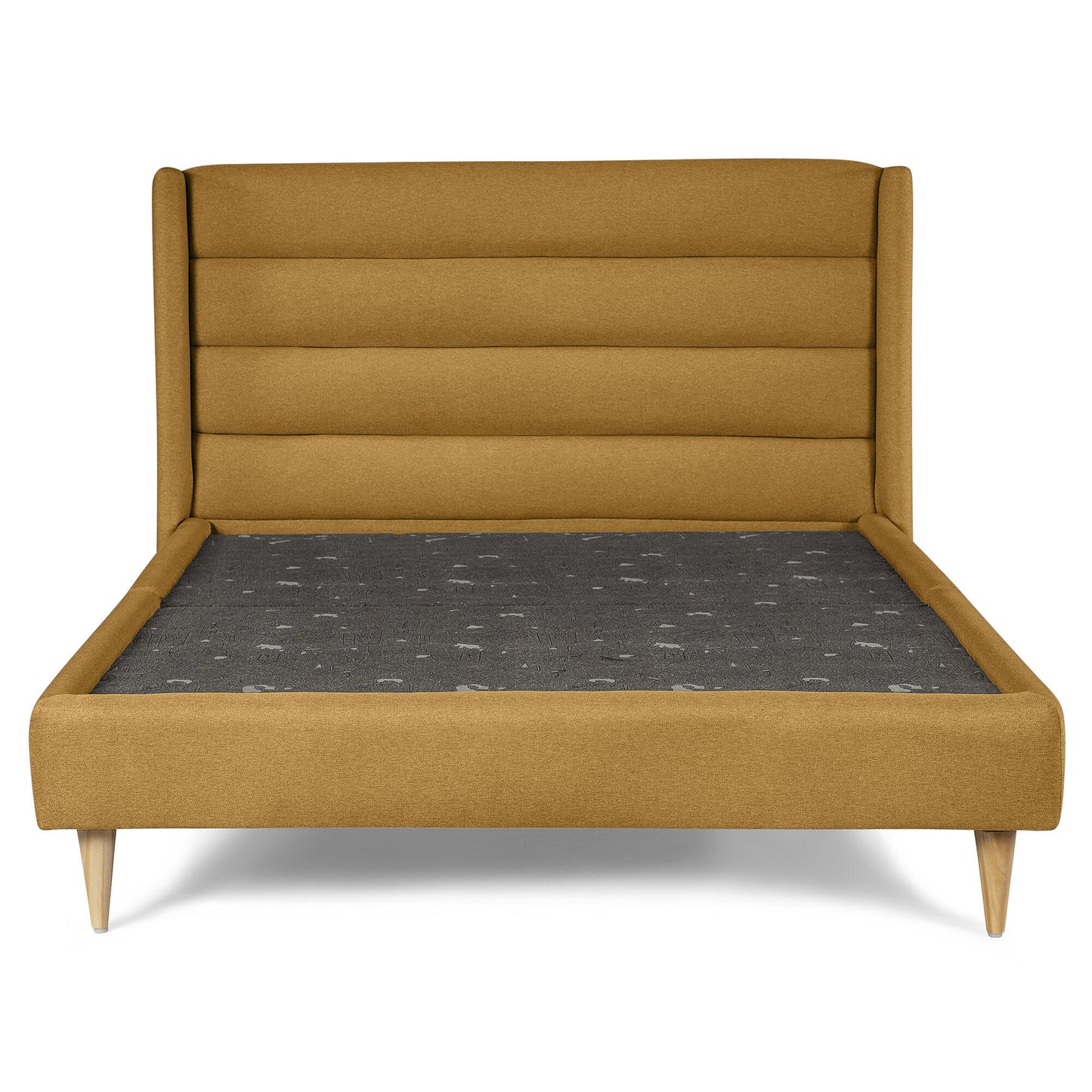 Base de Cama Matrimonial Aroli Mostaza
