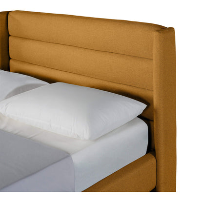 Base de Cama Matrimonial Aroli Mostaza