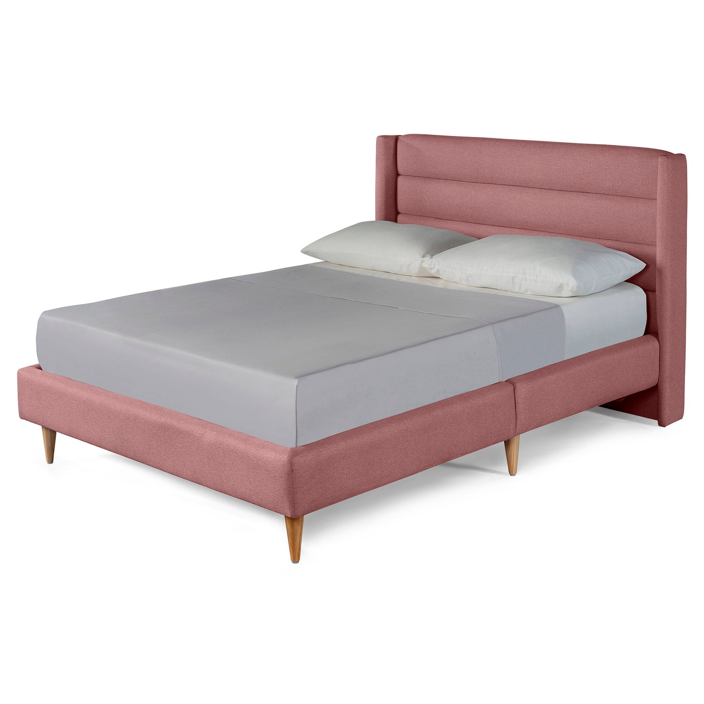 Base de Cama Matrimonial Aroli Palo de Rosa