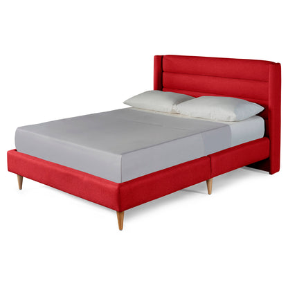 Base de Cama Matrimonial Aroli Rojo