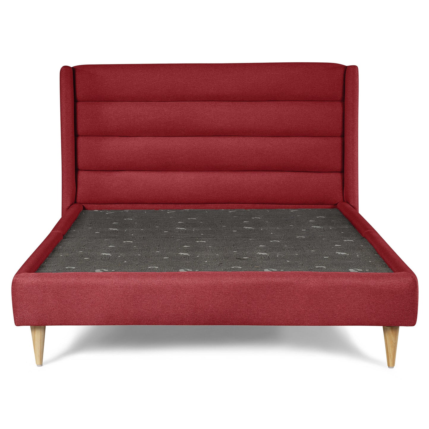 Base de Cama Matrimonial Aroli Rojo