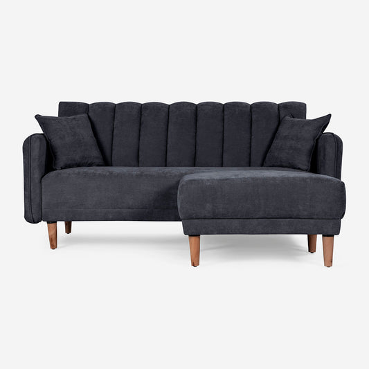 Sofá Cama + Taburete Avocata Gris Oxford