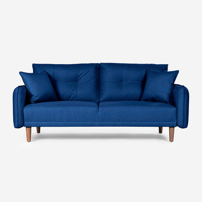 Sofá Cama Brokman Color Azul