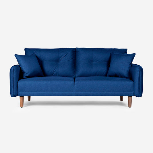 Sofá Cama Brokman Color Azul