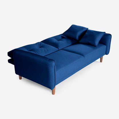 Sofá Cama Brokman Color Azul