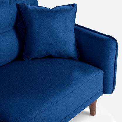 Sofá Cama Brokman Color Azul