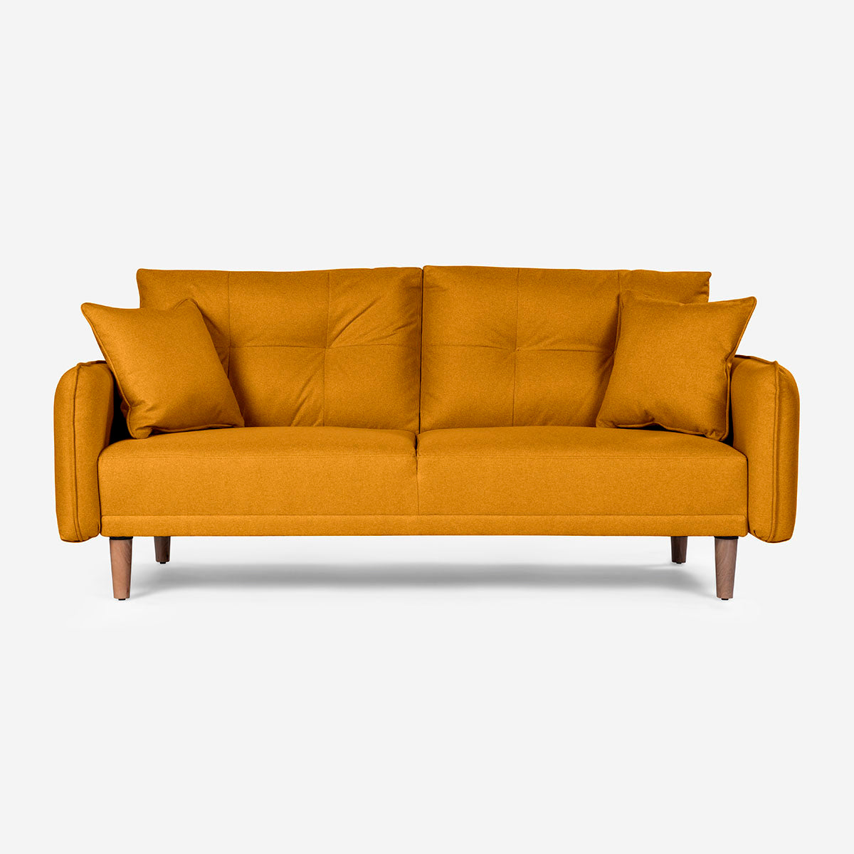 Sofá Cama Brokman Color Mostaza