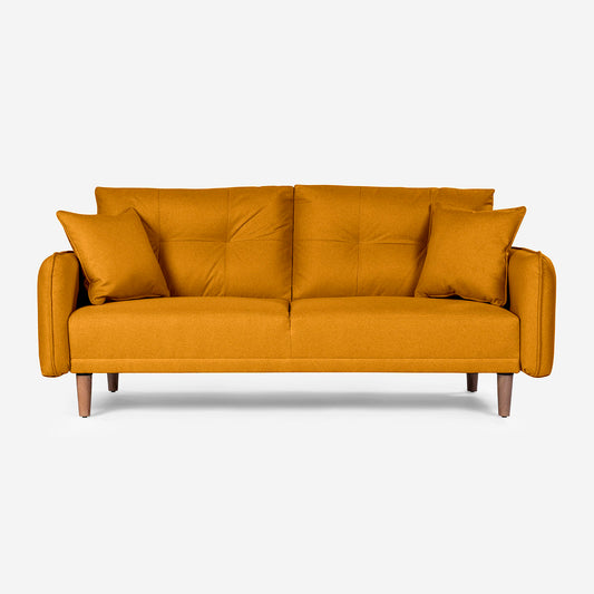 Sofá Cama Brokman Color Mostaza