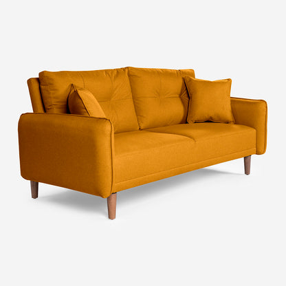 Sofá Cama Brokman Color Mostaza