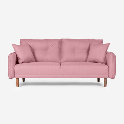 Sofá Cama Brokman Color Rosa