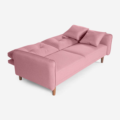 Sofá Cama Brokman Color Rosa