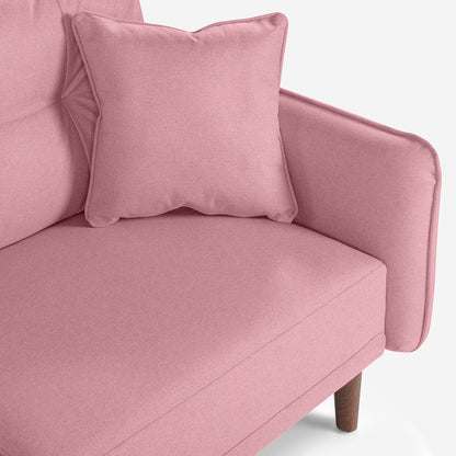 Sofá Cama Brokman Color Rosa