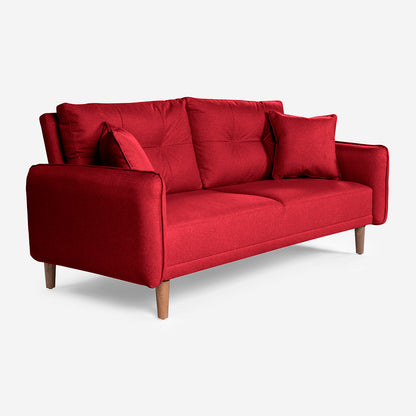 Sofá Cama Brokman Color Rojo