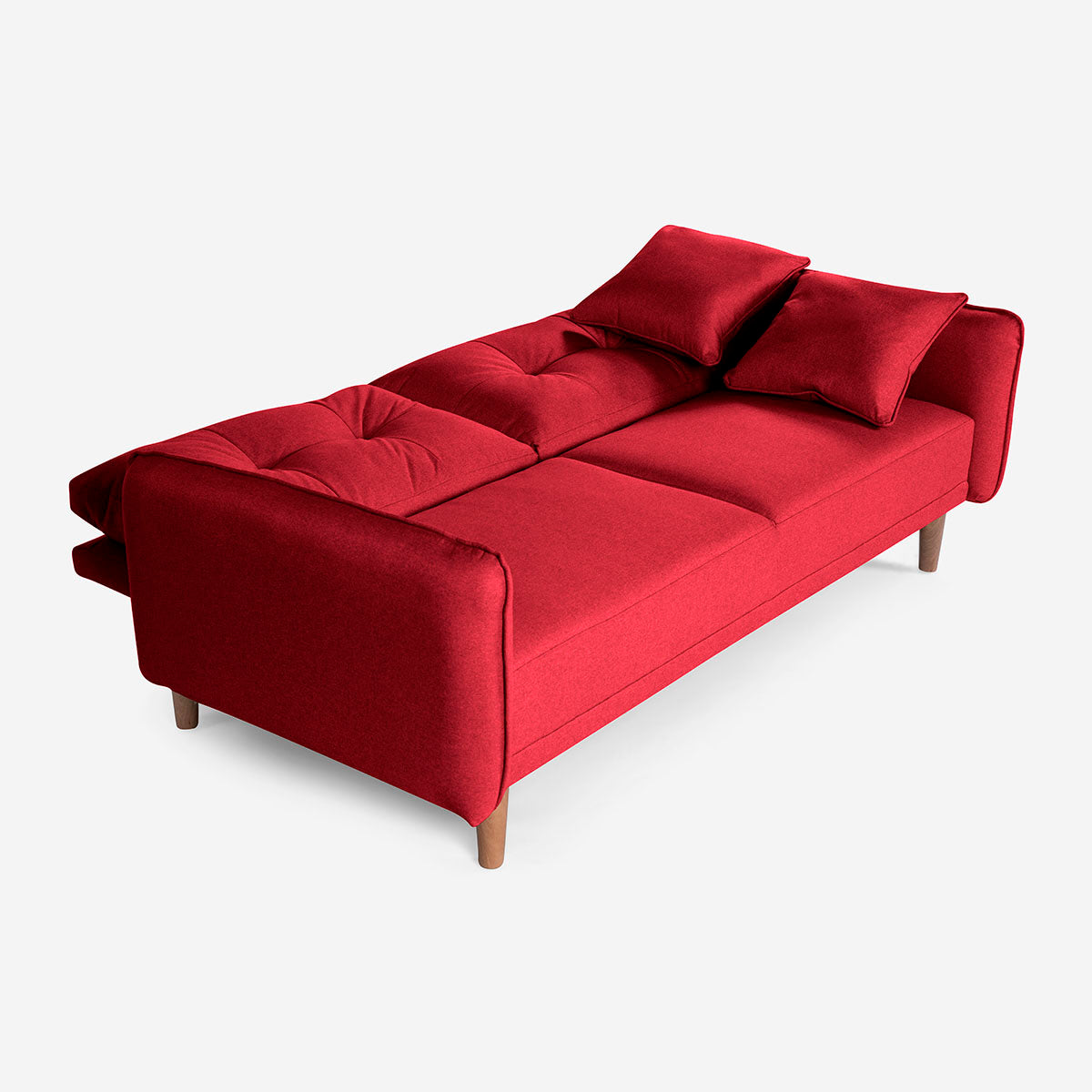 Sofá Cama Brokman Color Rojo