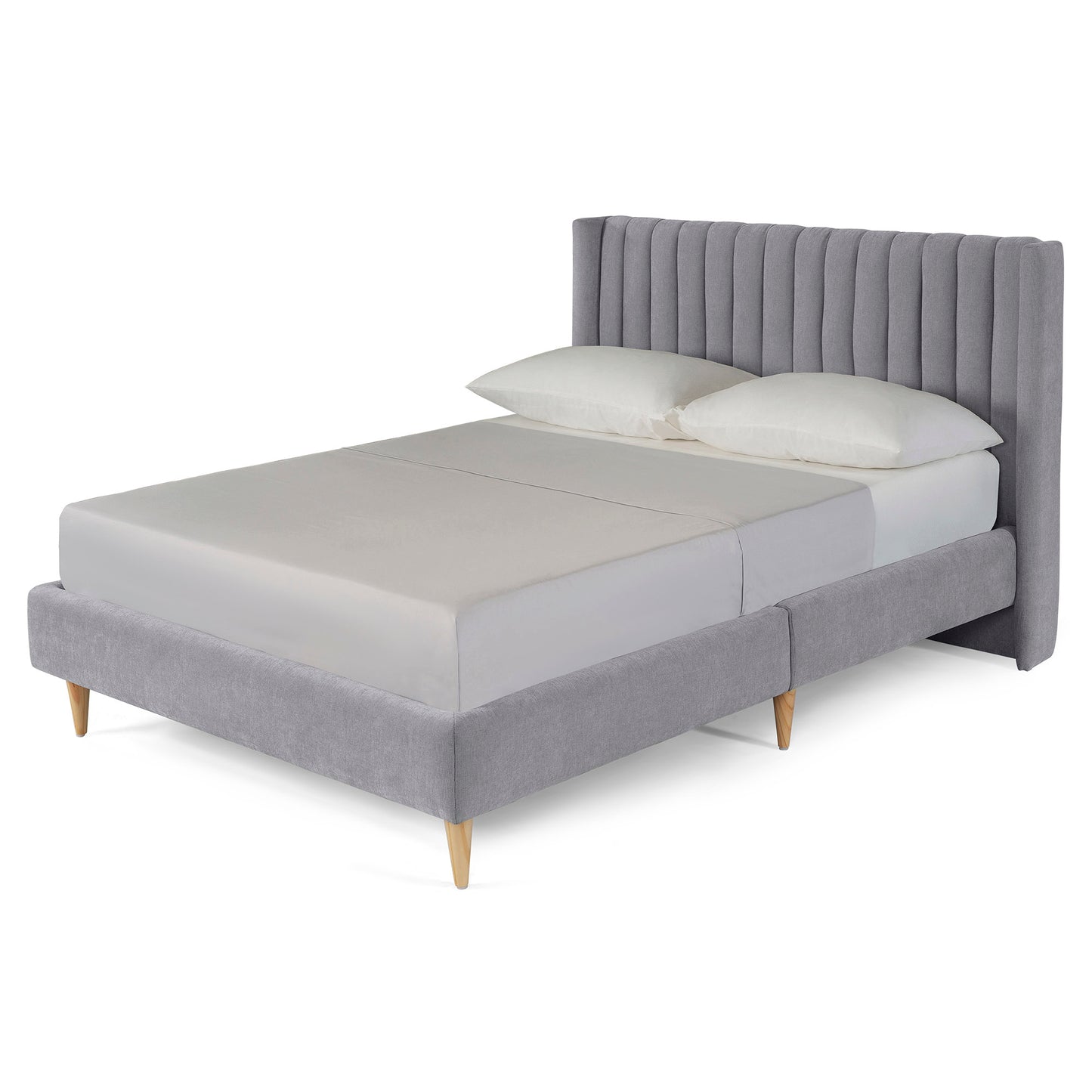 Base de Cama Matrimonial Bruma Gris claro