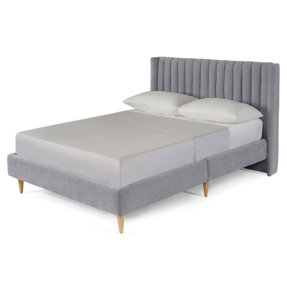 Base de Cama Matrimonial Bruma Gris claro