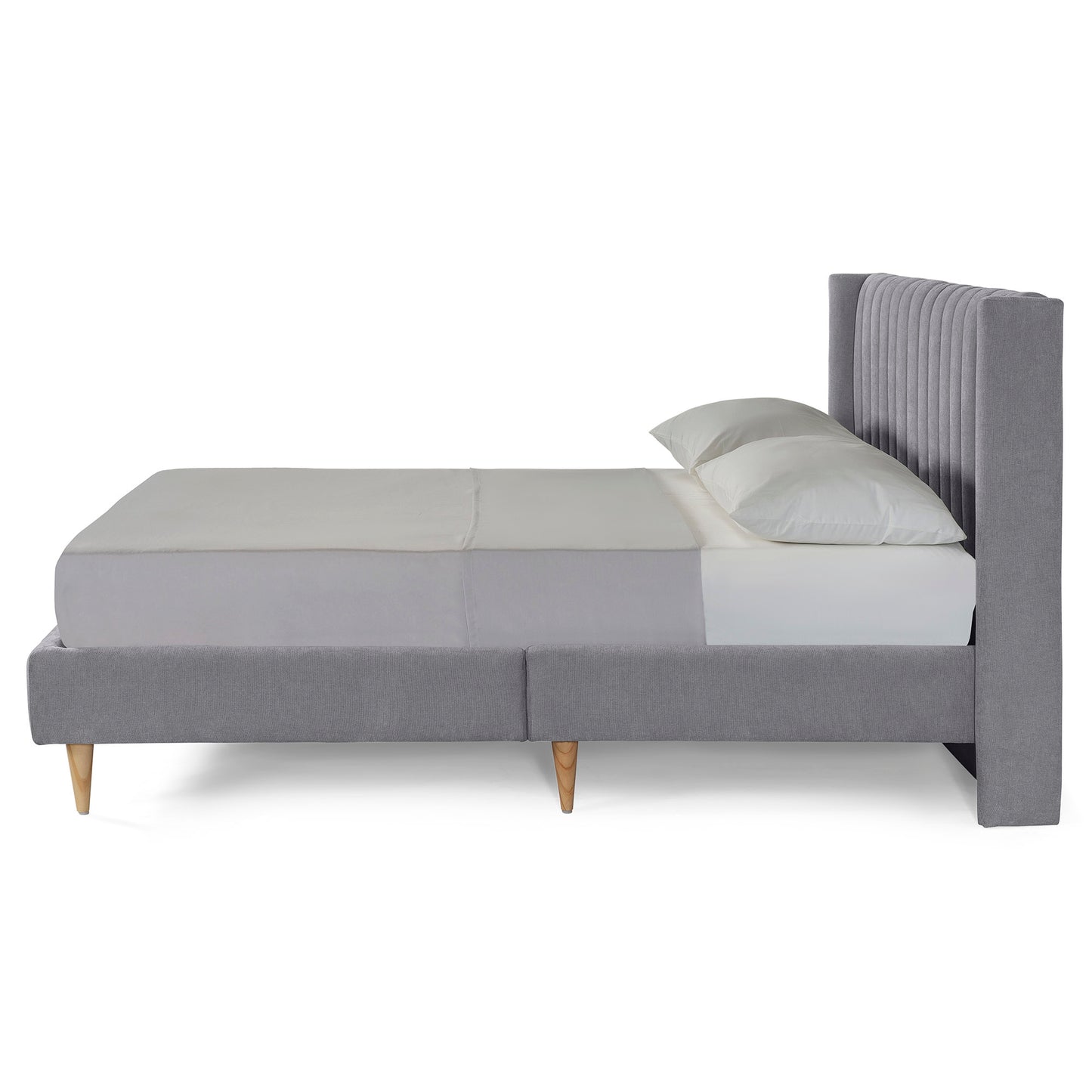 Base de Cama Matrimonial Bruma Gris claro