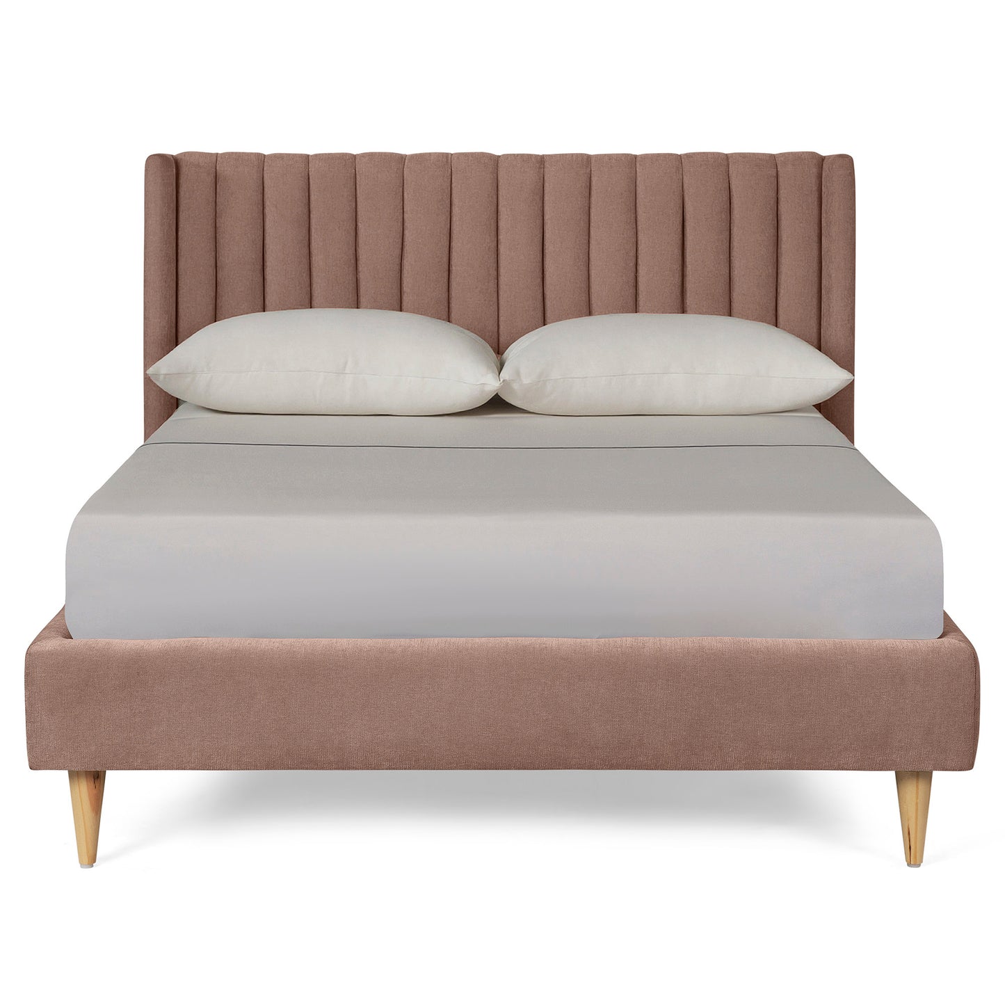 Base de Cama Matrimonial Bruma Palo de Rosa