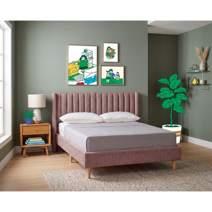 Base de Cama Matrimonial Bruma Palo de Rosa