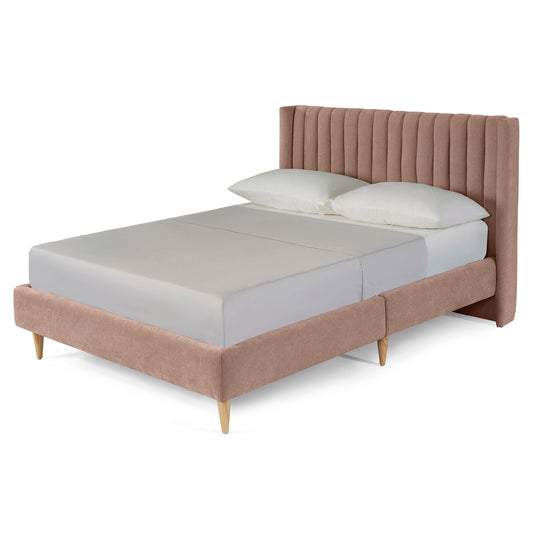 Base de Cama Matrimonial Bruma Palo de Rosa | Makora