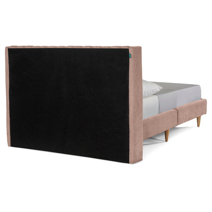 Base de Cama Matrimonial Bruma Palo de Rosa