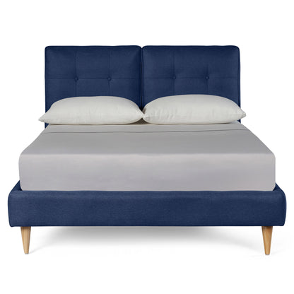 Base de Cama Matrimonial Samna color Azul