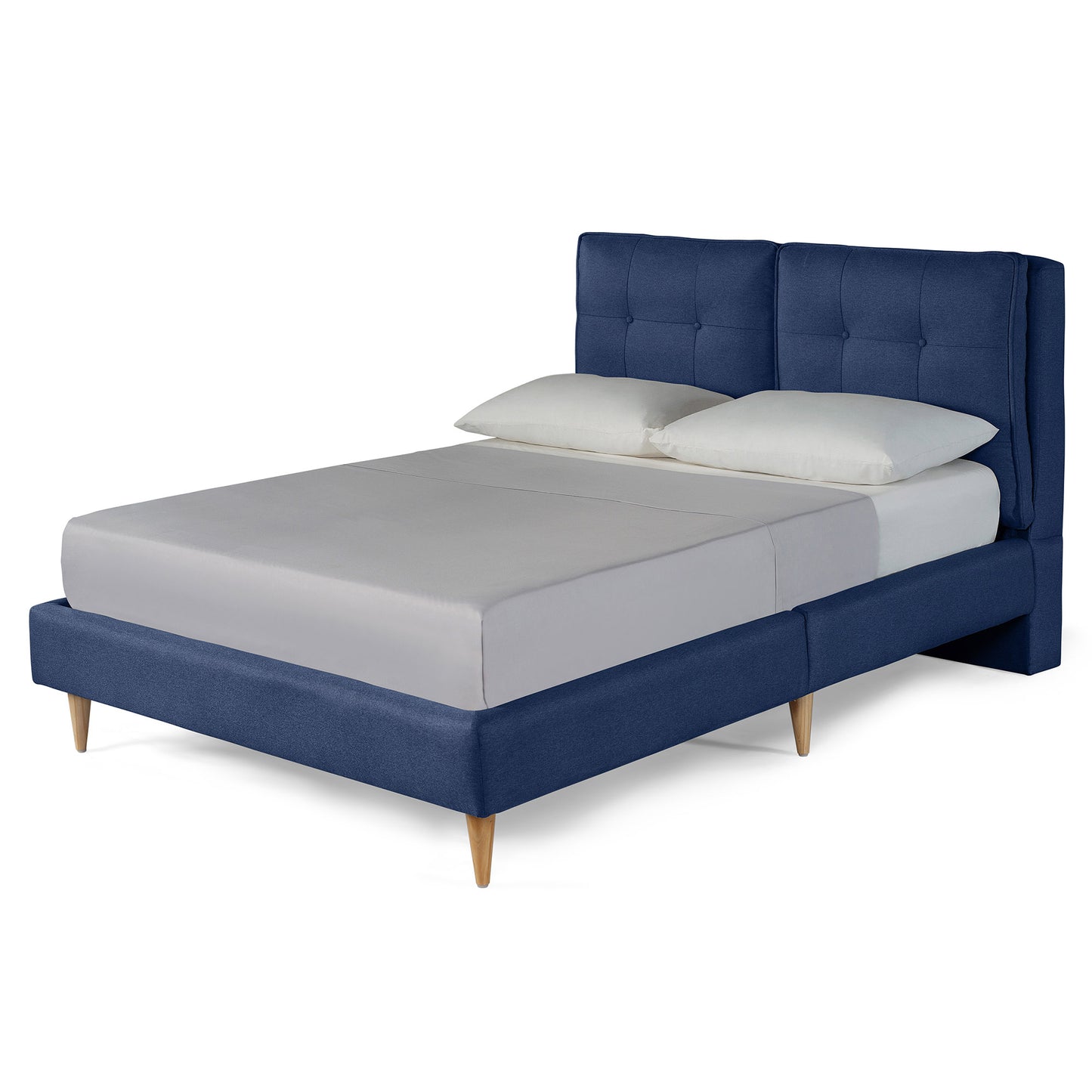 Base de Cama Matrimonial Samna color Azul