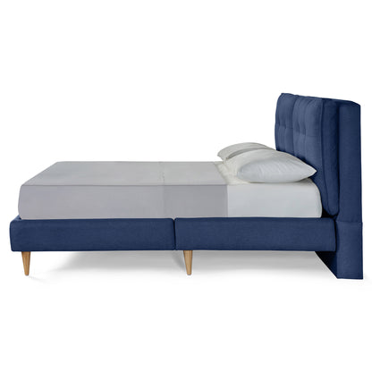 Base de Cama Matrimonial Samna color Azul