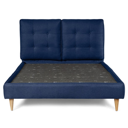 Base de Cama Matrimonial Samna color Azul