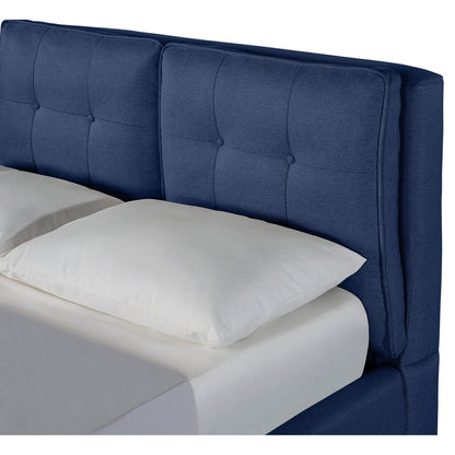 Base de Cama Matrimonial Samna color Azul
