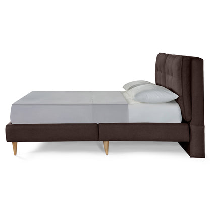 Base de Cama Matrimonial Samna color Chocolate