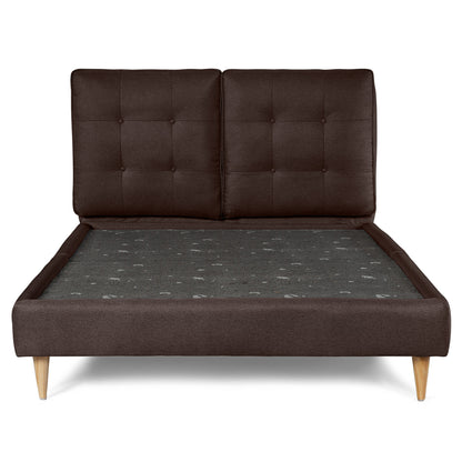 Base de Cama Matrimonial Samna color Chocolate