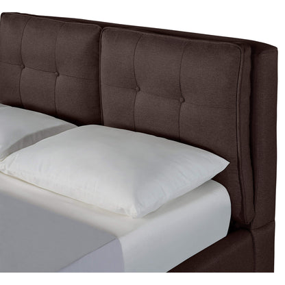 Base de Cama Matrimonial Samna color Chocolate