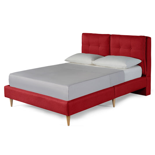 Base de Cama Matrimonial Samna Rojo | Makora