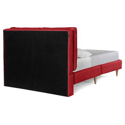Base de Cama Matrimonial Samna color Rojo